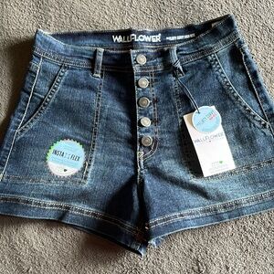 Brand new, never worn wallflower jean shorts